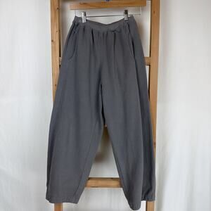 NWT Kleen Sesame Gray 100% Cotton Barrel Pant SZ XL #0808